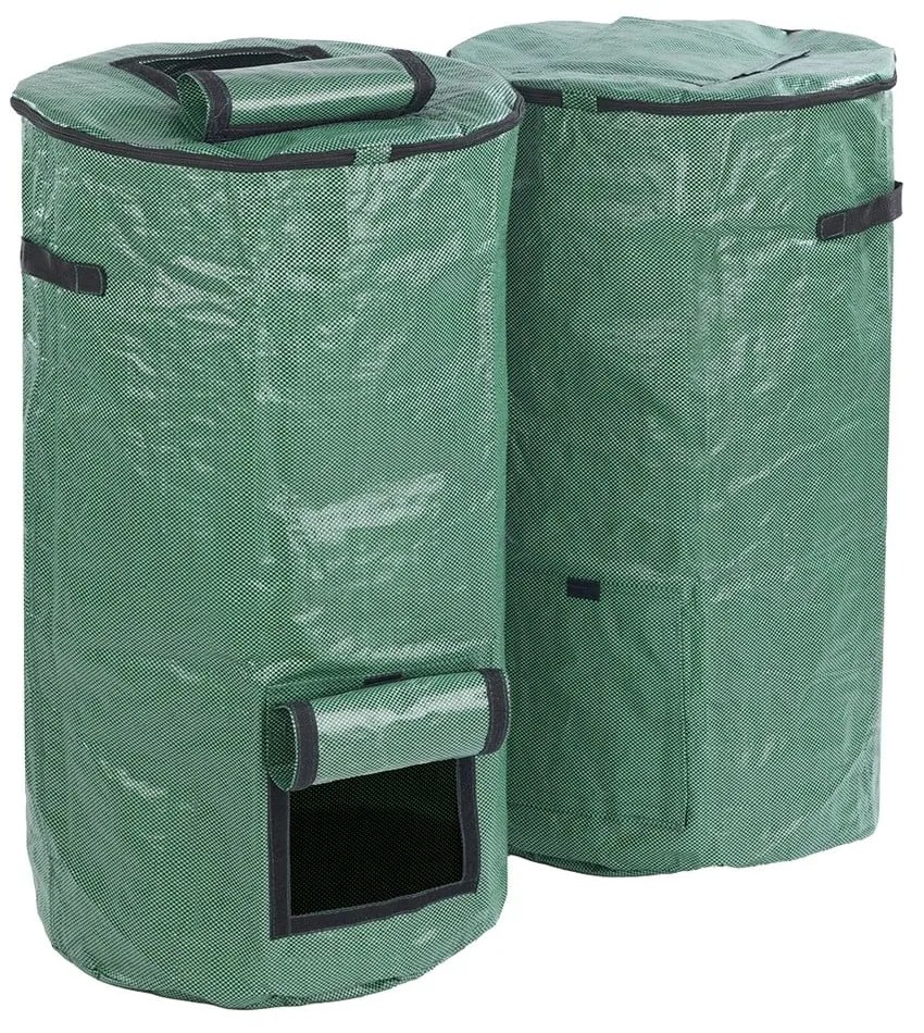 Coș pentru compost verde 2 buc. 125 l – Maximex