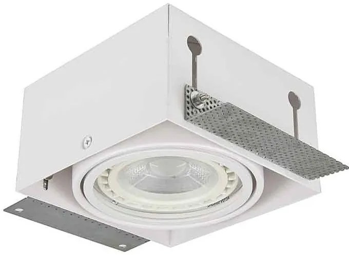 Spot incastrabil directionabil tavan/plafon NOVA GIPS 1 alb