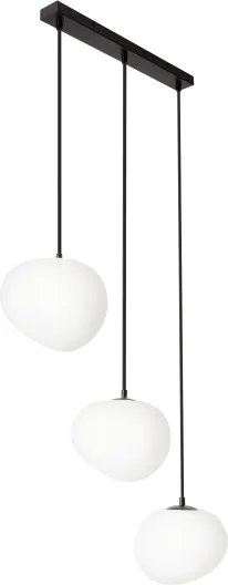 BRILAGI - Lustru suspendat pe cablu PEBBLES 3xE27/40W/230V negru