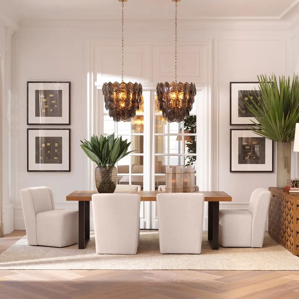 Masa dining LUX furnir de stejar Rubicon L, 230x100cm