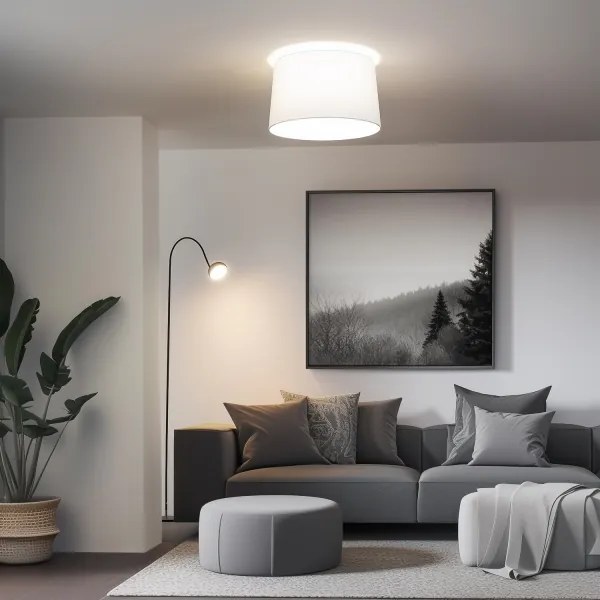 Brilagi - Plafonieră LED aplicată CERIA 1x E27/40W/230V Ø 45 cm albă