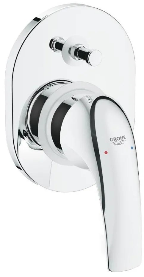 GROHE EUROCUBE 29043000 - baterie pentru cadă, crom lucios