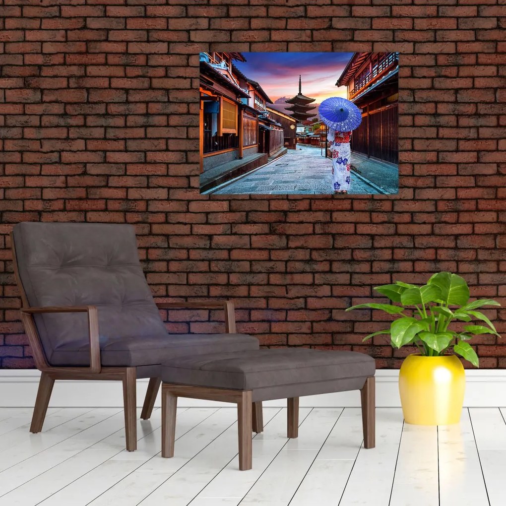 Tablou - Femeie asiatică (70x50 cm)