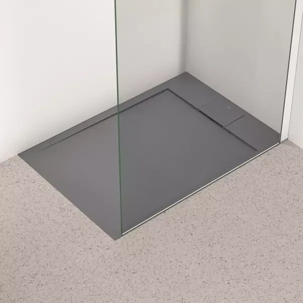 Paravan de dus tip Walk-in Ideal Standard i.life 100x200 cm sticla 8 mm argintiu