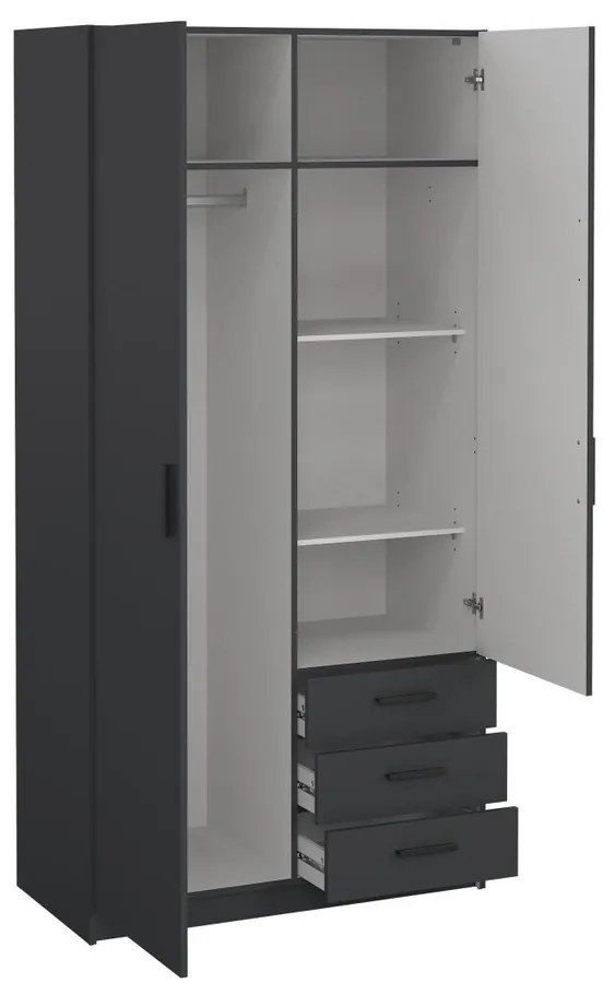 Dulap pentru haine Spike, gri