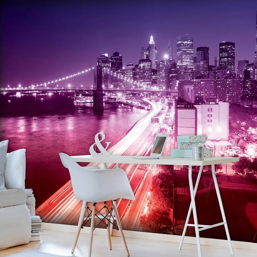 Fototapet - New York Brooklyn Bridge City (152,5x104 cm)