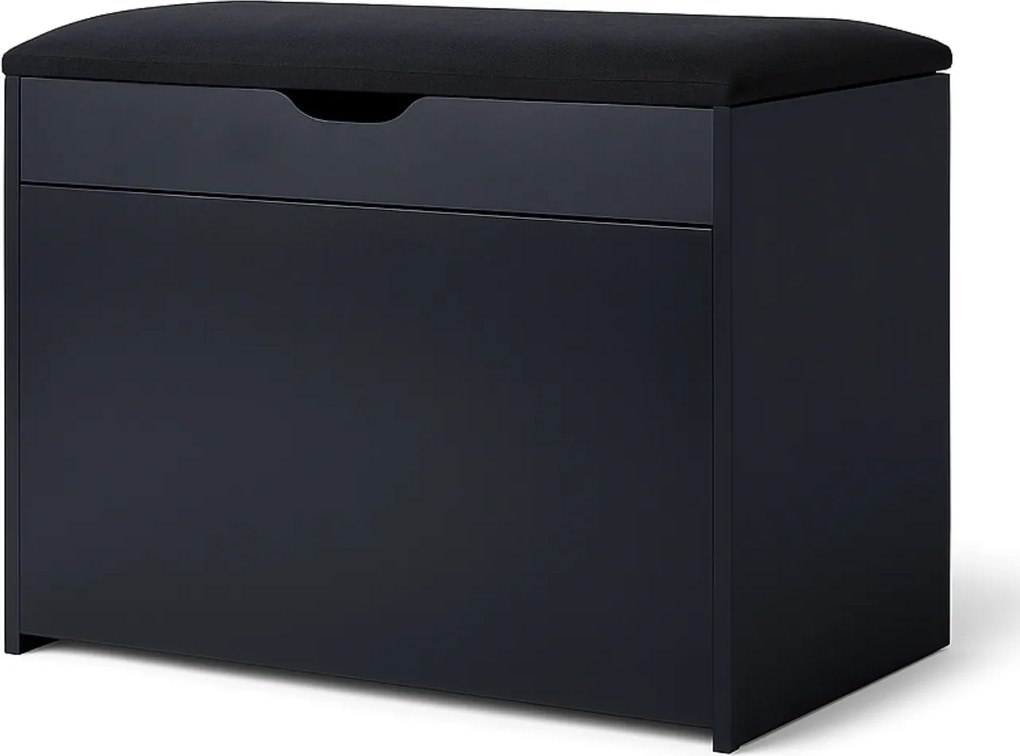 Dulap pentru pantofi cu loc de șezut și rafturi retractabile VAULT, 57 x 30 x 53 cm