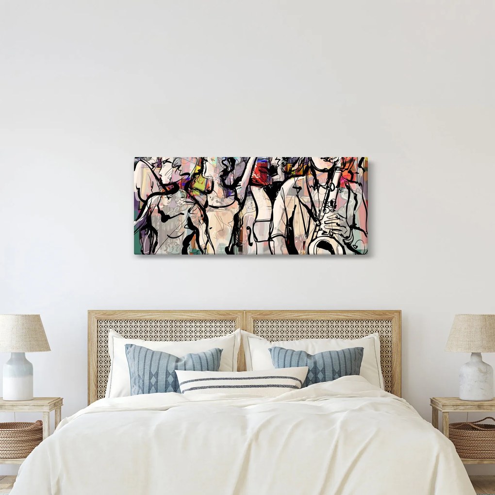 Tablou - Seara de jazz (120x50 cm)