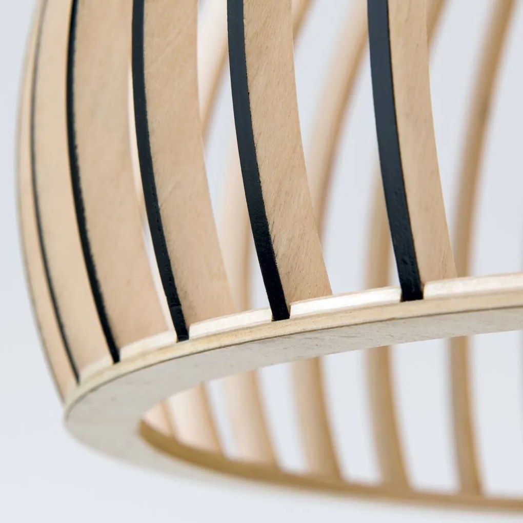 Lustra/Pendul modern din lemn stil scandinav ERIK D-35cm
