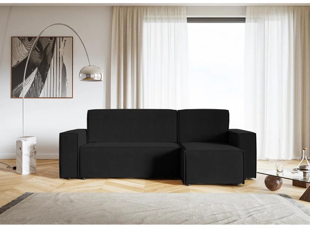 Colțar Copenhagen L (negru + negru). 1099819