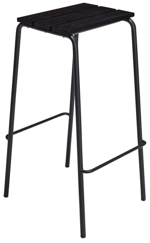 Set de scaune de bar negru 2 buc. (înălțime șezut 76 cm) Stilt – Hübsch