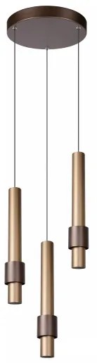 Lustră LED dimabilă pe cablu Lucide 24402/15/96 MARGARY 3xLED/4W/230V alamă