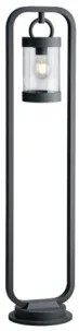 Mini stalp exterior 1 bec E27 cu senzor Sambesi 404160142 Trio