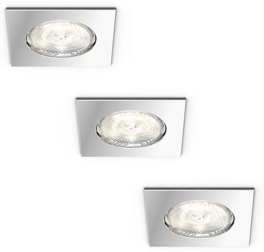 Philips 59007/11/P0 - SET 3x Corp de iluminat LED tavan fals DREAMINESS LED/4,5W