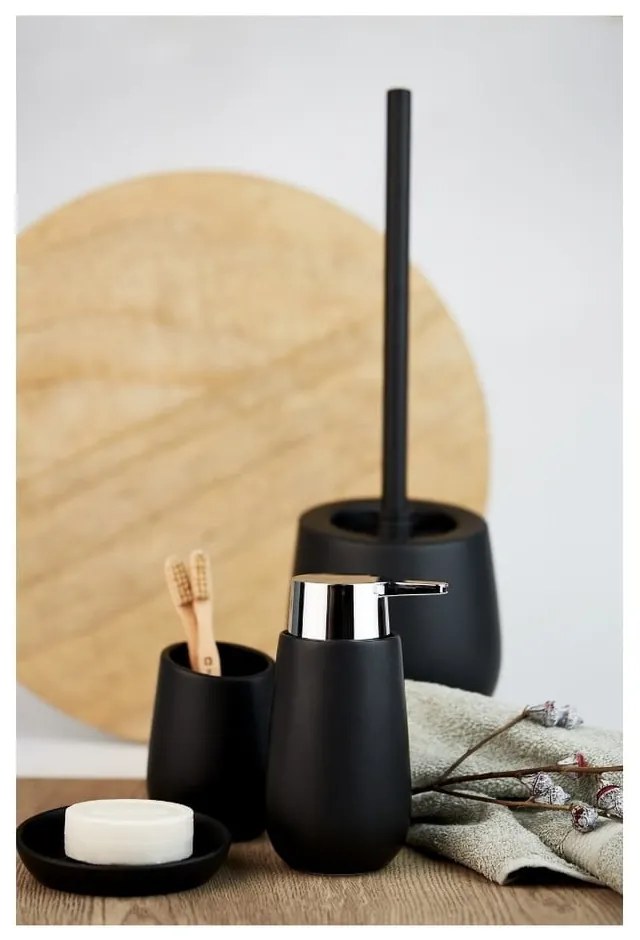 Săpunieră din ceramică Wenko Badi, negru
