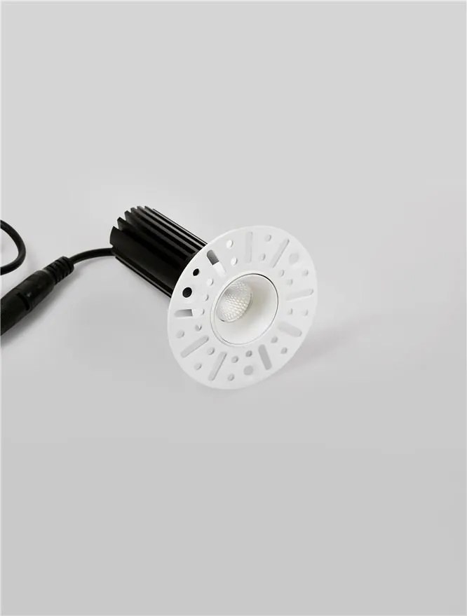 Mini Spot incastrabil LED 10W 3000K Trimless Duran alb