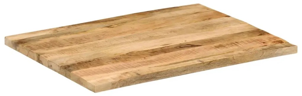 Blat de masa, 25-27 mm, 80x60 cm, lemn masiv de mango