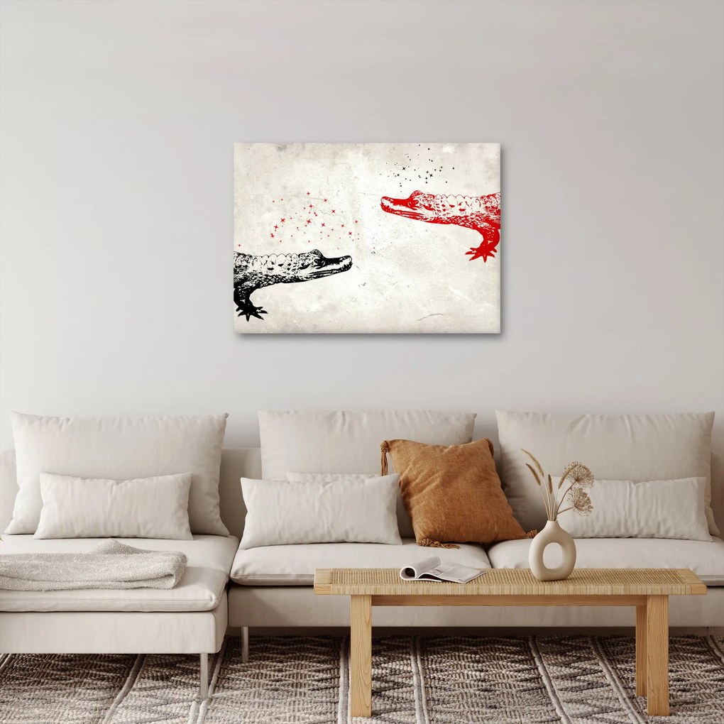 Tablou - Crocodili (70x50 cm)