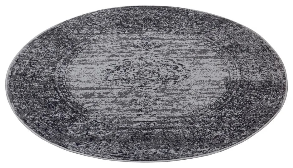 Covor rotund gri ø 160 cm Méridional - Hanse Home