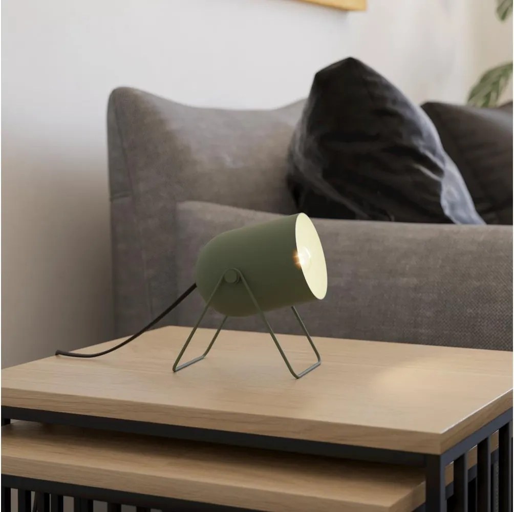 Eglo 44136 - Lampă de masă TILSTON 1xE14/8W/230V, verde