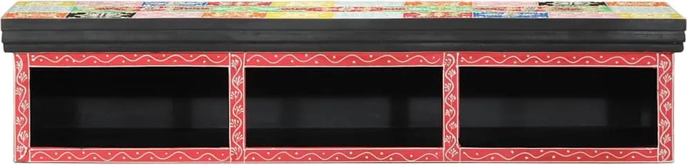 vidaXL Cabinet TV cu raft Multicolour 100 x 30 x 22 cm Lemn compozit