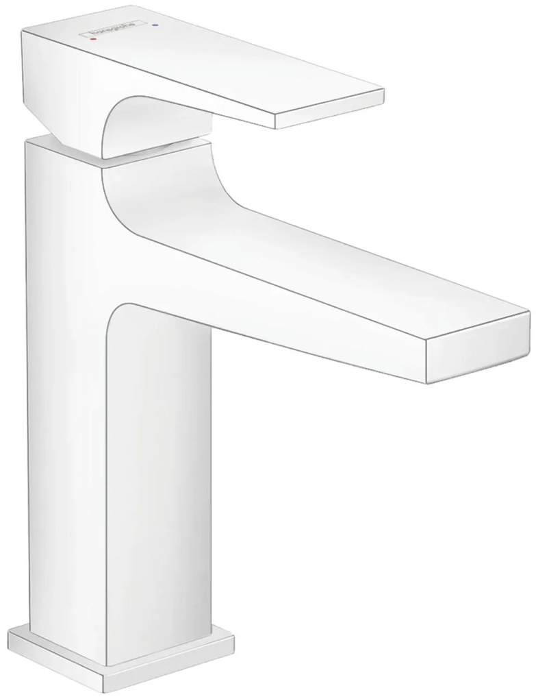 Hansgrohe Metropol baterie lavoar stativ alb 32507700