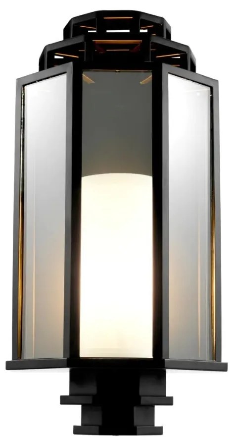 Aplica design LUX din metal finisaj negru Monticello 111900 HZ