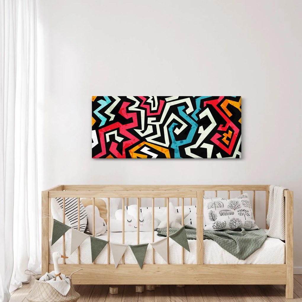 Tablouabstracție grafică (120x50 cm)