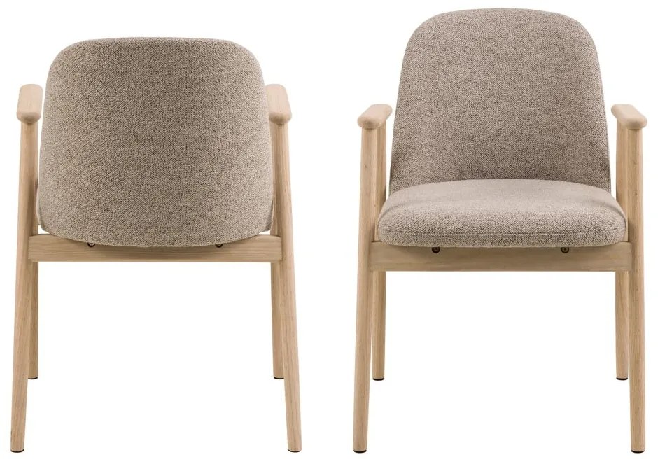 Scaun de dining bej Leo – Actona