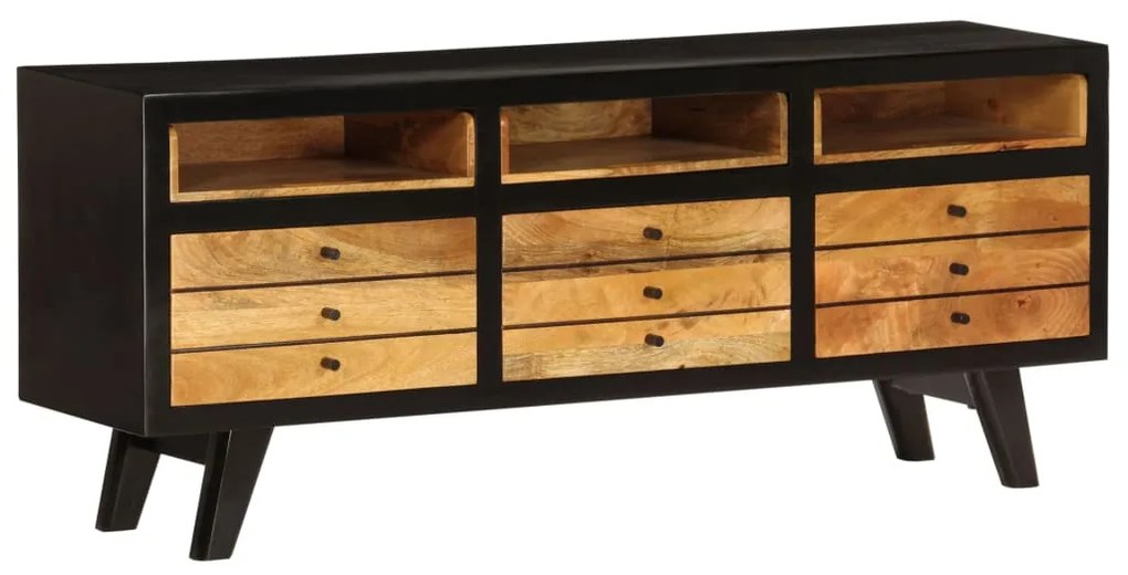 vidaXL Comodă TV din lemn masiv de mango, 120 x 30 x 50 cm