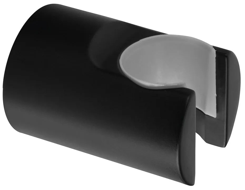Suport pentru capul de duș negru mat din alamă ø 3,5 cm – Sapho