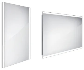 NIMCO ZP 11000 - Oglindă LED pentru baie, retroiluminată, 6500 K, 60 x 40 cm, IP44