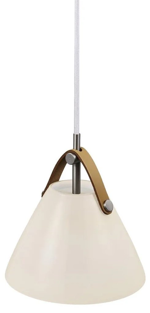 Pendul design nordic STRAP 16 sticla alba 2020013001 DFTP
