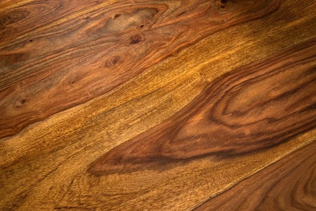 Masa rotunda TRES CHIC 120cm lemn masiv sheesham