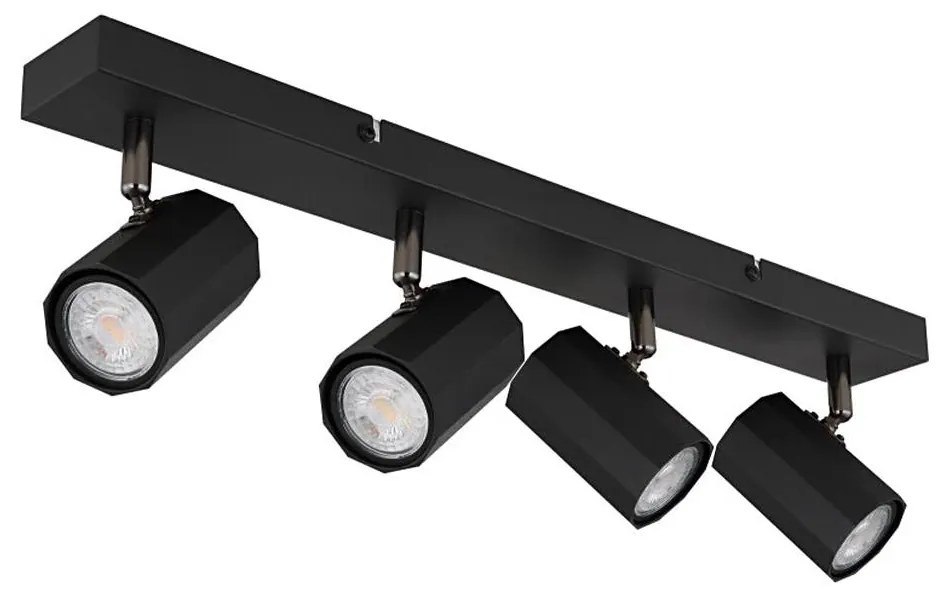 Spot Globo 57918-4B JAMES 4xGU10/25W/230V negru