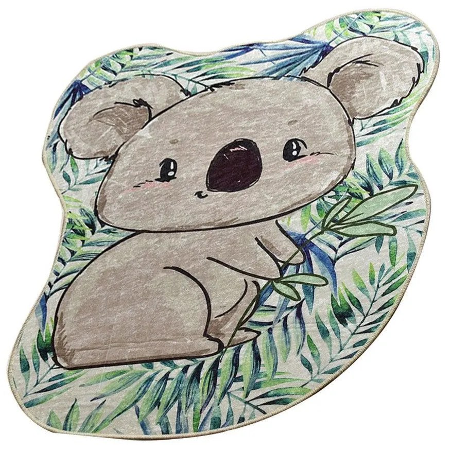 Covor de Copii  Koala Shape, Multicolor, 80x100 cm