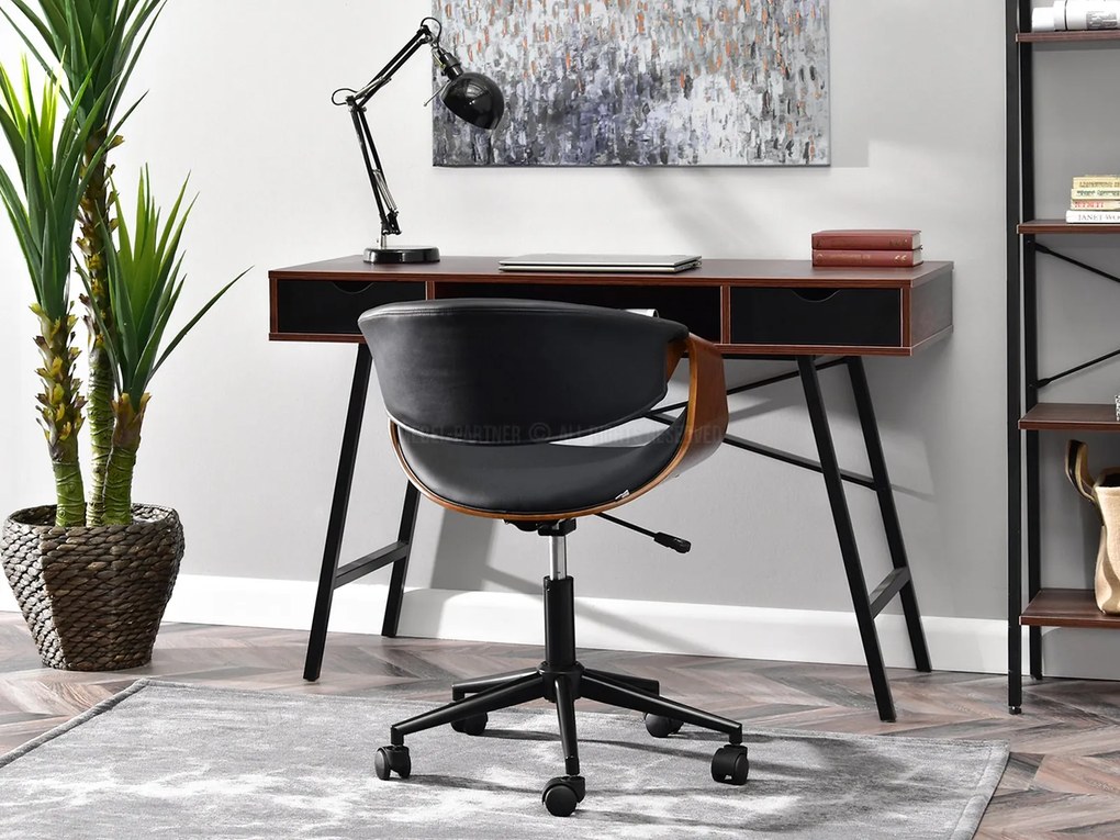 Scaun Rapido (nuc închis + negru). Promo -19%. 1109966