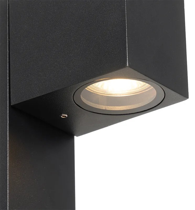 Lampă de podea industrială pentru exterior neagră 35 cm IP44 - Baleno