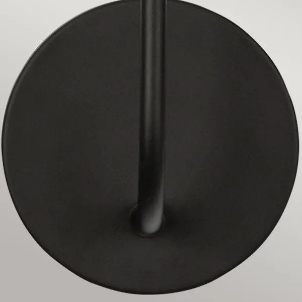 Lampă de perete Alora Mood ALM-SYLVIA-1WB-BK-CL SYLVIA 1xE14/40W/230V negru