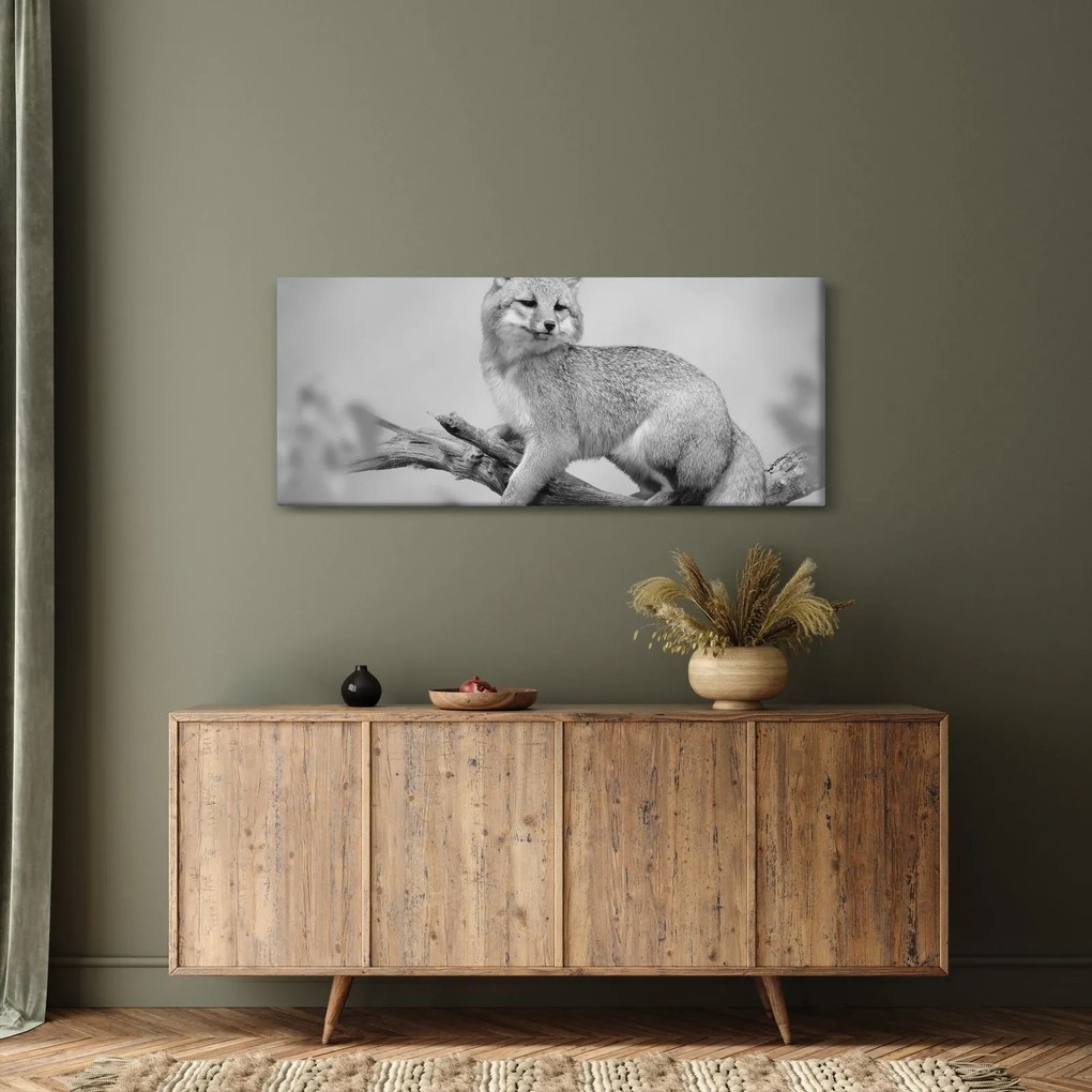 Tablou - Vulpe gri (120x50 cm)