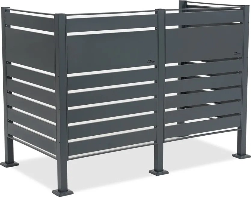 Carcasă pentru 2 coșuri de gunoi de 120l sau 240l Halen CoverTech antracit