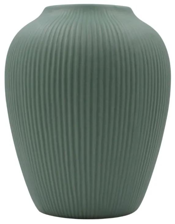 Vază decorativă ceramică verde 14x14x17cm