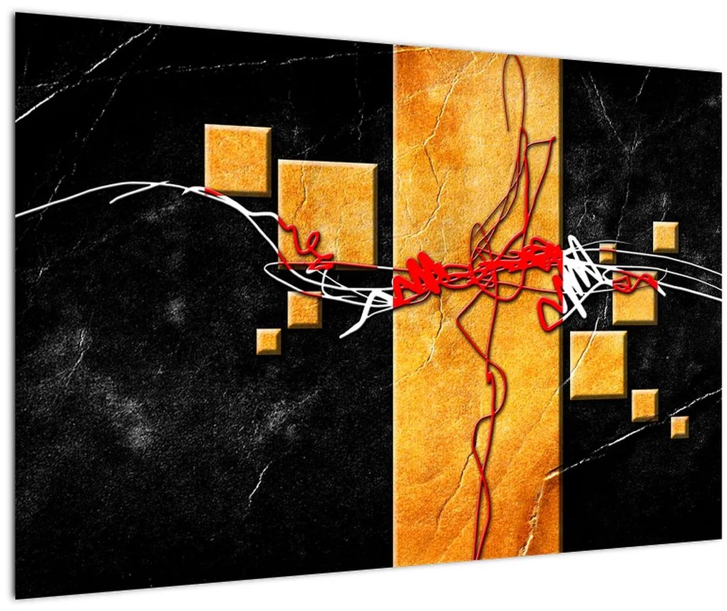 Tablou abstract - Dansatoare (90x60 cm)