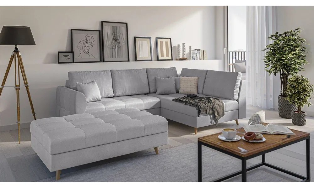 Taburet gri Ariella – Ropez