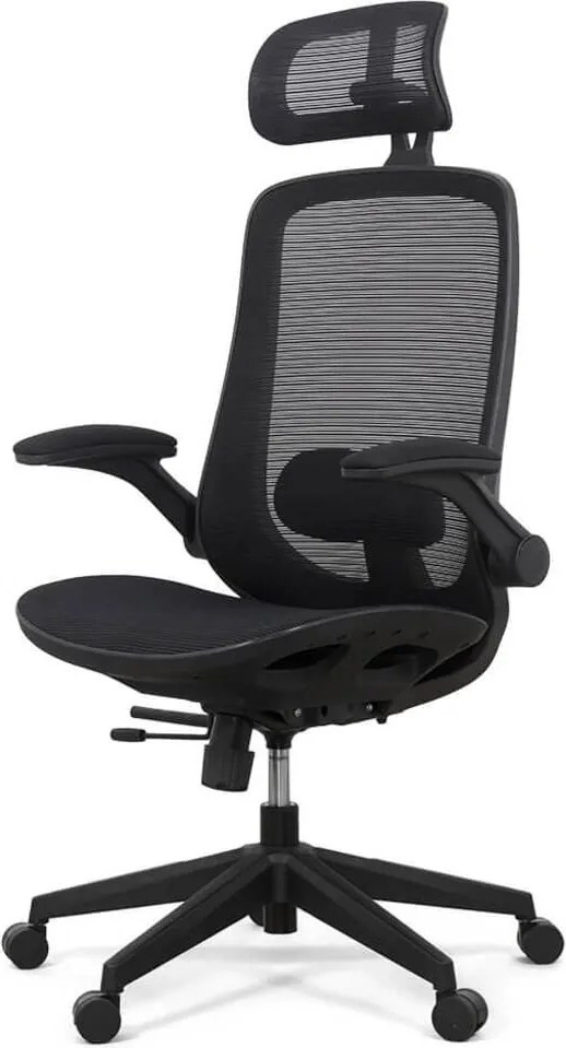 Scaun ergonomic SYYT 9509 negru, mesh complet și șezut reglabil