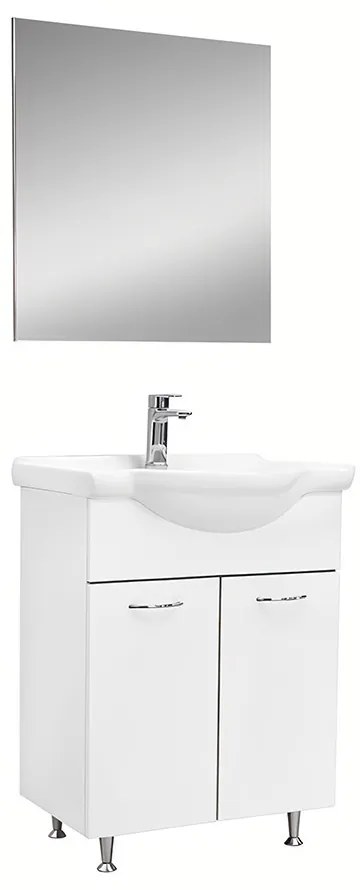 Ruben Prime 65 mobilier de baie complet Alb