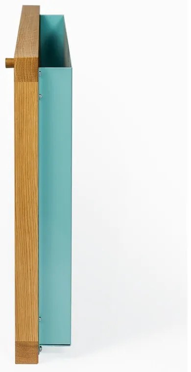 Masă extensibilă de perete Woodman Banti, albastru