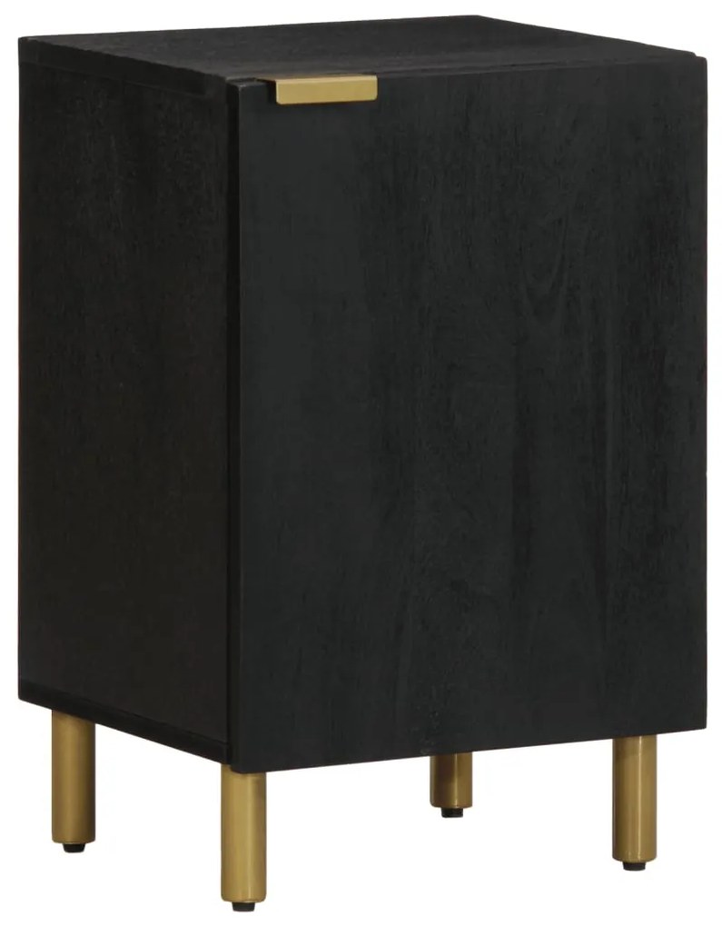 vidaXL Dulap de baie, negru, 38x33x58 cm, lemn prelucrat