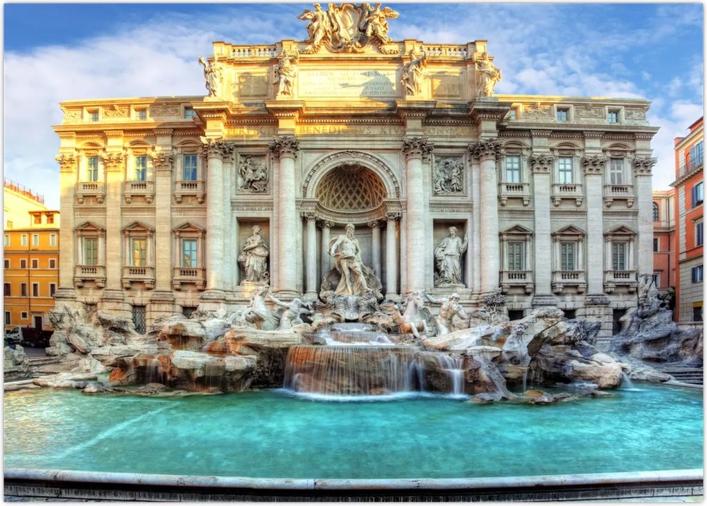 Tablou - Fântâna Trevi (70x50 cm)