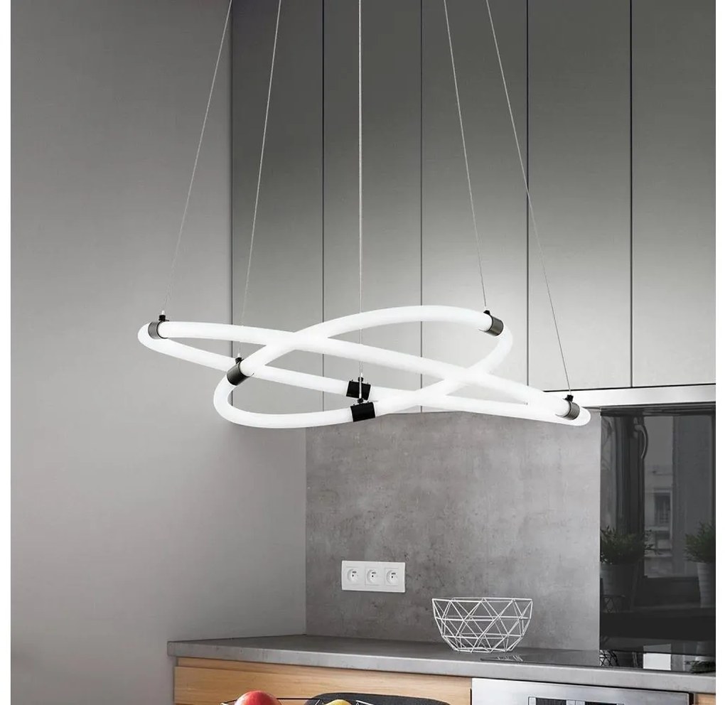 Eglo 39839 - Lustră LED BANDERILLAS, suspendată pe cablu, LED/22W/230V